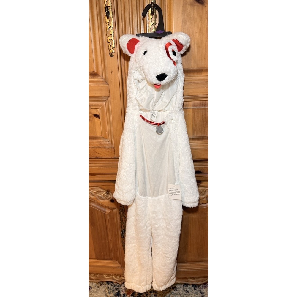 Toddler Target BULLSEYE Dog Halloween Costume Jumpsuit Size 2t-3t NWT Hyde & EEK